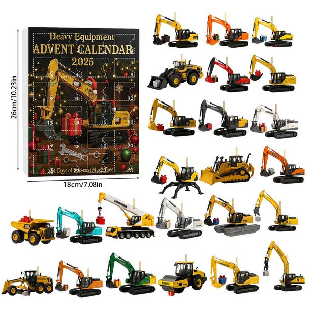 Weihnachts-Countdown-Überraschungsboxen, kreative Auto-Acryl-Anhänger und -Ornamente, Geschenkboxen für Freunde._voghion.com