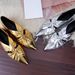 Sheepskin Version Height Enhancing Two Way Shoes For Women, One Step Slip On, Pleated Pointed Toe, Elegant Hollow Flat Shoes_voghion.com
