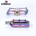 TANKE Colorful Bicycle Mountain Road Folding Downhill Bearing CNC Aluminum Alloy Large Pedal_voghion.com