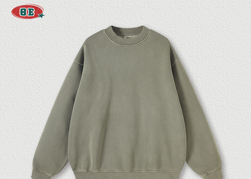  Herren-Sweatshirt und Jogginghose aus schwerem gewaschenem Samt für Herbst und Winter mit Rundhalsausschnitt und Retro-Trend-Marken-Paar-Oberteilen_voghion.com