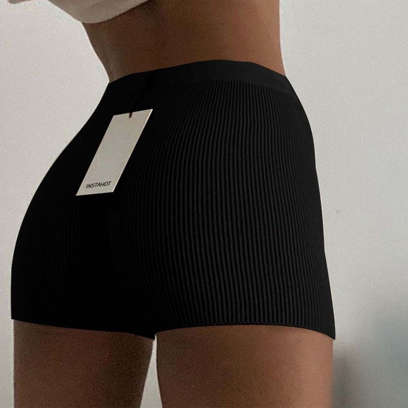 Leggings femininas confortáveis Fiess Home Yoga Calças estilo boxer estilo moderno de rua_voghion.com