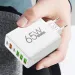 Multiple Ports 6 Block 4 USB And 2 Type-C 65W Port Charging Adapter Wall Charger Plug Fast_voghion.com