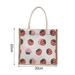 3Pcs OTWomen Handbag Reusable Portable Canvas Durable Cute Pattern Tote Lunch Bags For Shopping_voghion.com