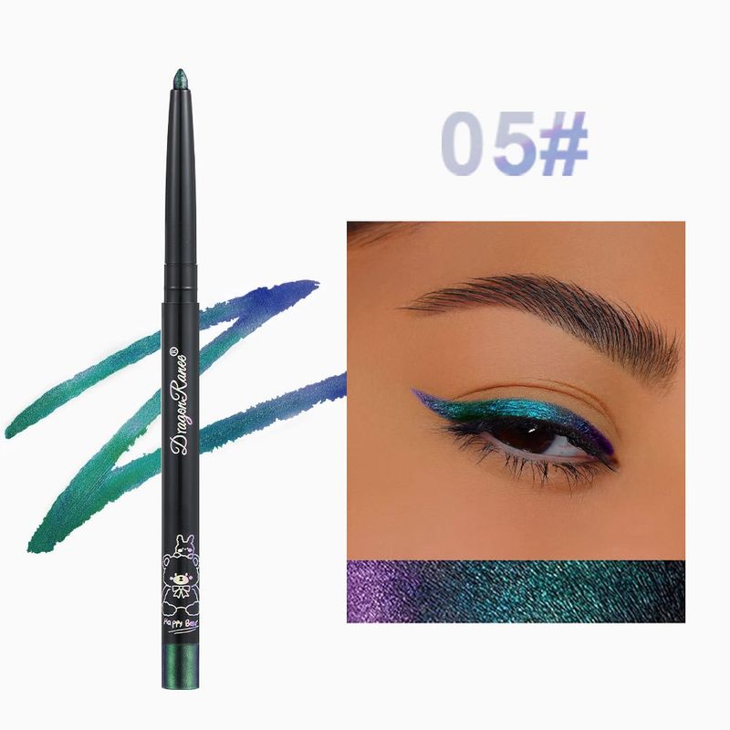 Crayon gel eye-liner changeant de couleur optique et surligneur pour les yeux - Stick de maquillage pour les yeux imperméable, résistant à la transpiration et longue tenue_voghion.com