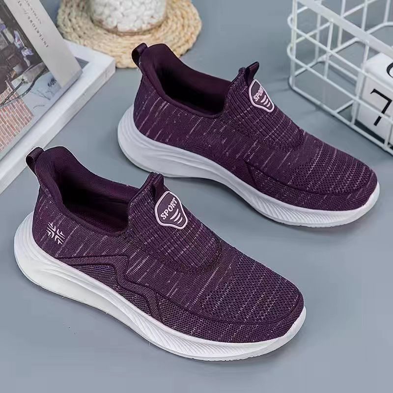 Wanderschuhe für Damen, bequeme, leichte Slip-On-Sneaker mit Fußgewölbeunterstützung und Memory-Schaum_voghion.com
