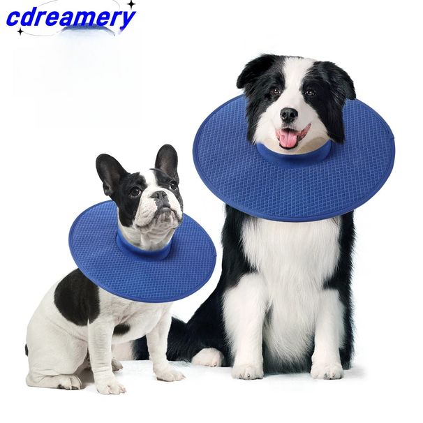 Köpek Ameliyat Sonrası Kurtarma Tasması Anti-Isırık Yalama Ameliyatı Yarası Ayarlanabilir Nefes Alabilir Tasma Küçük Büyük Köpekler İçin Aksesuarlar_voghion.com