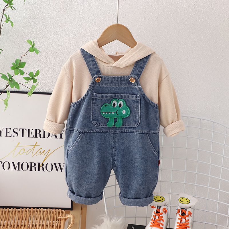 Mutter & Kinder Kinderkleidung Jungen Kapuzenpullover Zweiteiliger Anzug Kinder Frühling und Herbst Overall Anzug_voghion.com