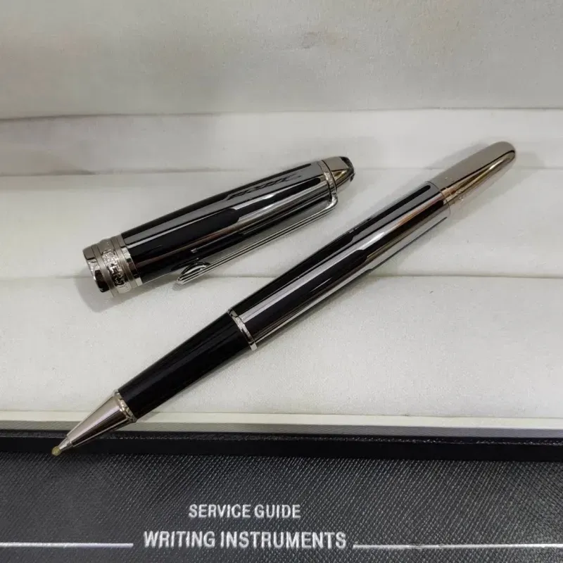 Venta al por mayor de lujo MB Urban Speed Flat Crystal Star Rollerball Pen Bolígrafo con revestimiento PVD Plumas estilográficas de oficina MB001_voghion.com