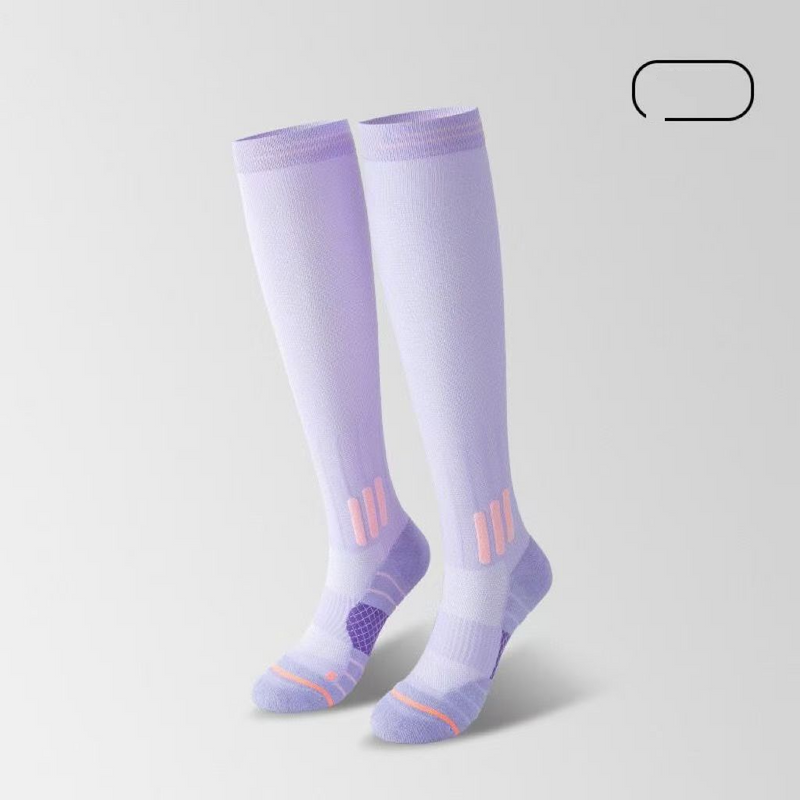 Soccer Socks Sports Functional Calf Socks For Women In Summer Fitness Running Skipping Rope Compression Elastic Pressure Socks Long Tube_voghion.com