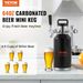 Growler 1,89L Mini fusto pressurizzato Espositore per fusto Sistema in acciaio a pressione da 64 once Growler per birra in acciaio inossidabile CO2 con rubinetto Growler 304 per birra_voghion.com