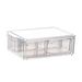 Thickened Seven Piece Set Japanese Food Storage Anti Smell Transparent Visible Freezer Refrigerator Storage Box_voghion.com