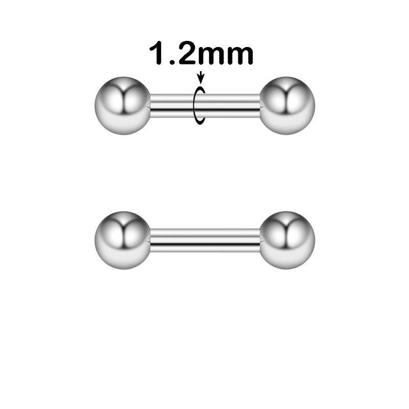 2. Embalaje de 5 o 10 piezas Clavel de acero inoxidable utilizado para perforaciones de 3/4/5 mm, joyas, aretes para adolescentes, aretes._voghion.com