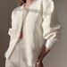 Short Sleeveless Pearl-Trimmed Knit Cardigan – 3D Textured Open-Front Sweater (Black/White, S-XL)_voghion.com