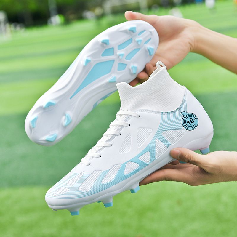 High-Top-Fußballschuhe Herren lange Spike gebrochen Spike Student Kinder professionelle Trainingsschuhe_voghion.com