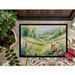 36W Springtime Rabbit Non Mat Low Doormat Slip Entryway Pile Washable Front Indoor Rugs For X Meadow 24H Outdoor Door_voghion.com