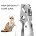 Cat Trimmer With Bloodline Indicator LED Pet Nail Clippers_voghion.com