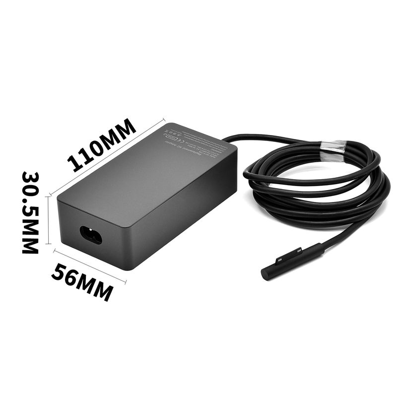 102 W magnetisches Netzteil, geeignet für Microsoft Surface Pro 3/4 – 15 V 6,33 A Schnellladegerät_voghion.com