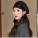 Béret femme automne hiver mode polyvalent chaud tricoté laine maman style léger bonnet ample_voghion.com