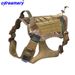 1count Big Dog Harness Vest Breathable Easy Handle Tactics Dog Collar Medium Strong Nylon Elastic Pet Dog Leash_voghion.com
