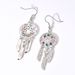 A stylish ear hook design with a dreamcatcher, colorful zircon, elegant earrings, spicy girls, and a unique and personalized earring_voghion.com