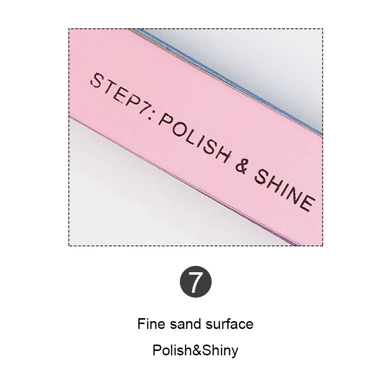 1pcs Seven-sided Nail Files For Nail Art Buffer Sanding Block Professional Polishing File Manicure Tools UV Gel Polish Tools_voghion.com