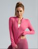Chaqueta deportiva para mujer, transpirable, ajustada, sin costuras, para exteriores, yoga, entrenamiento y running._voghion.com