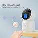 Indoor WiFi Security Camera With AI Face Detection, Night Vision, Two-Way Audio, And IP66 Weatherproof Design For Home Surveillance_voghion.com