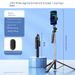 4-Axis Smartphone Gimbal Tripod With Bluetooth, Anti-Shake, Extendable Selfie Stick & Beauty Light For Live Streaming & Vlogging_voghion.com