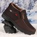 Scarpe invernali in pile calde con suola morbida, scarpe casual antiscivolo in cotone per anziani_voghion.com
