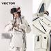 Unisex Ski Jacket - Detachable Color-Block Design, Windproof & Waterproof With 20k Rating, Thick Insulated Snowboarding Coat_voghion.com