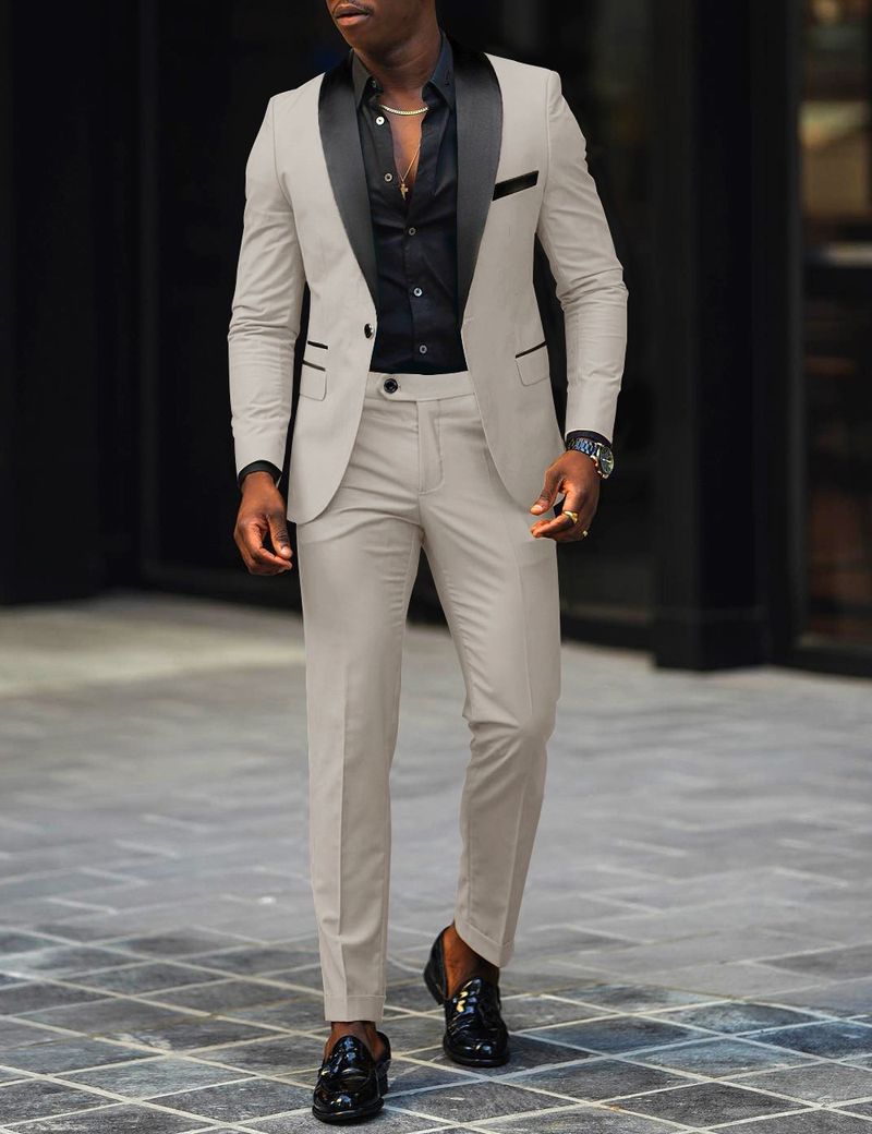 Abbigliamento maschile 2025 Nuovo abbigliamento formale Autunno Vendita calda Abiti casual da uomo Abiti da uomo da sposa Sposo Abito sottile Abito da tre pezzi Giacca Gilet Pantaloni_voghion.com