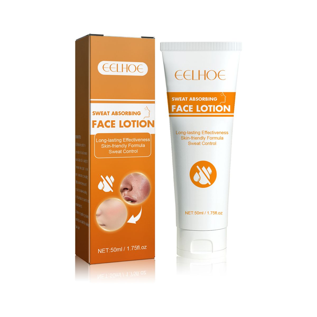 EELHOE Face Absorbing Mild Friendly Skin Refreshing And Long Lasting Oil Control Facial Sweat Stopping Lotion_voghion.com