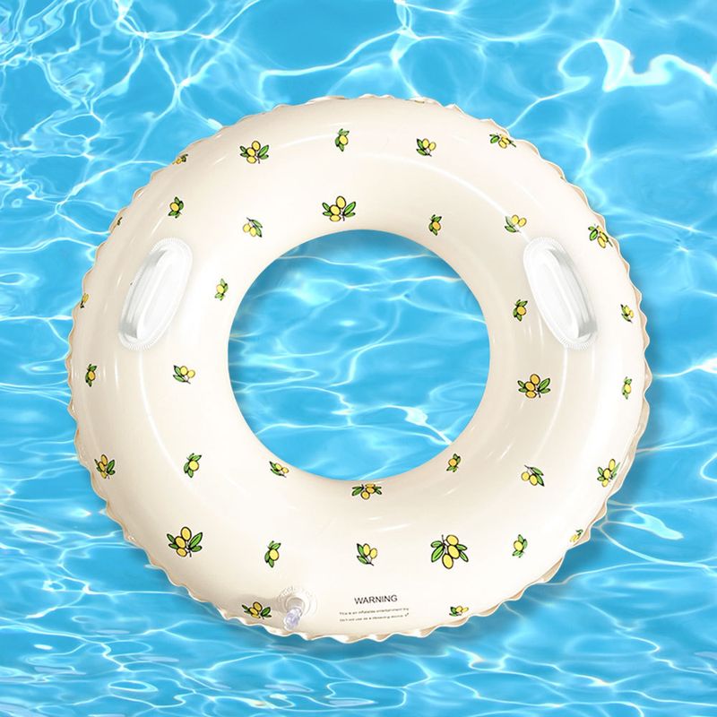 Vintage Olive Green Swim Ring - Thickened Arm Float For Adults (Retro Design Heavy-Duty PVC Non-Slip Grip Max 220lbs)​_voghion.com
