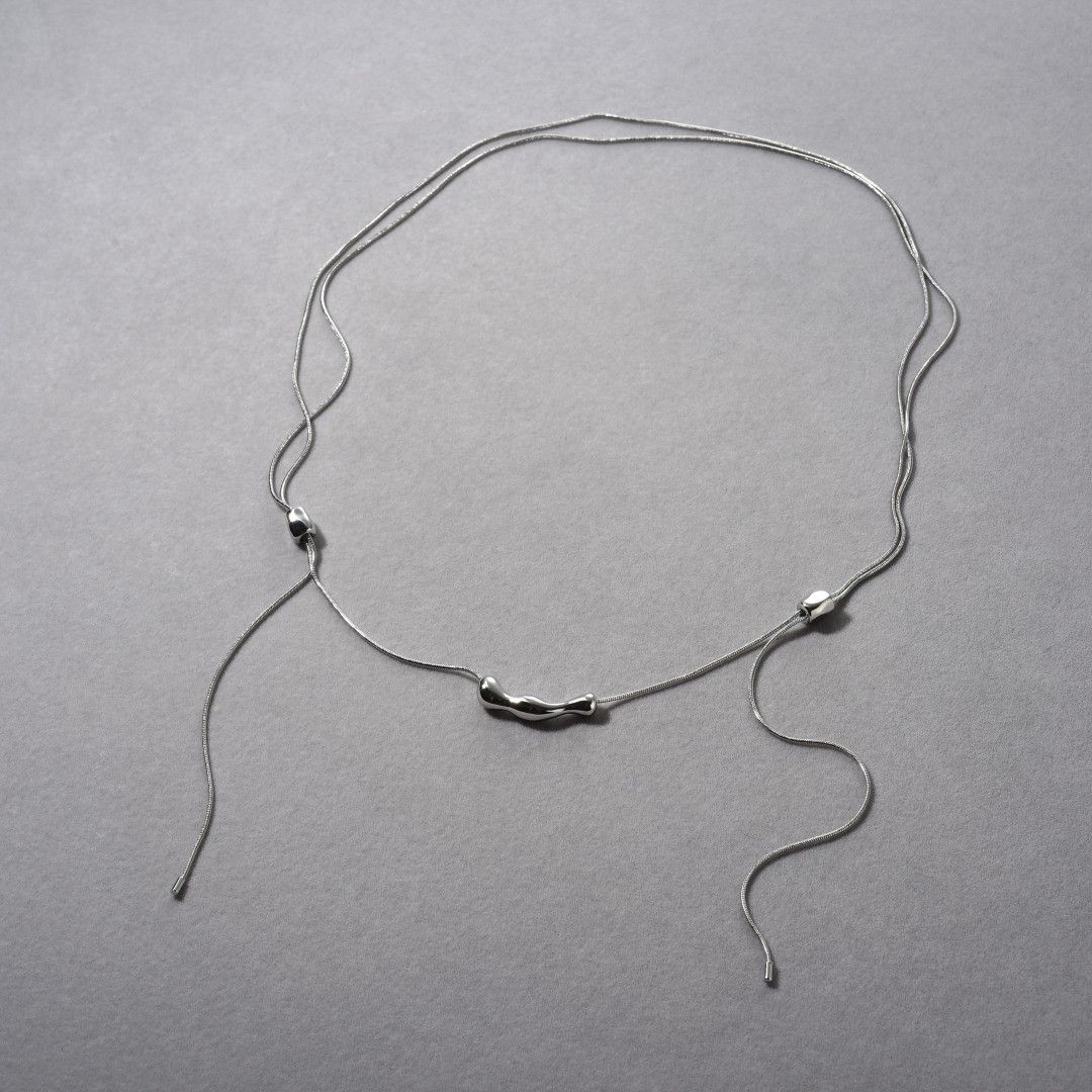 Collana regolabile a strati placcata in oro e argento per donna, catena geometrica minimalista con finitura in oro 18 carati, versatile gioiello di moda._voghion.com