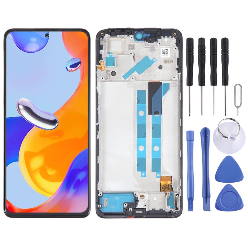 OLED-materiaal LCD-scherm voor Xiaomi Redmi Note 11 Pro 4G Digitizer volledige montage met frame_voghion.com