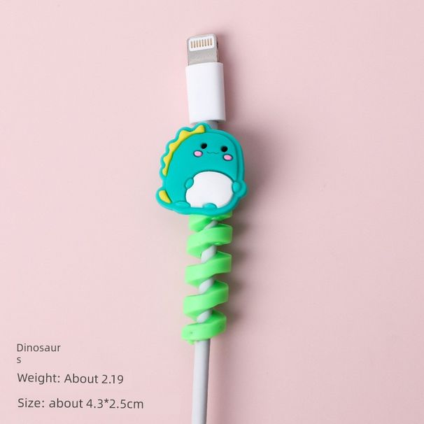 Custodia protettiva per cavo USB in silicone di qualità imbattibile, a forma di cartone animato._voghion.com