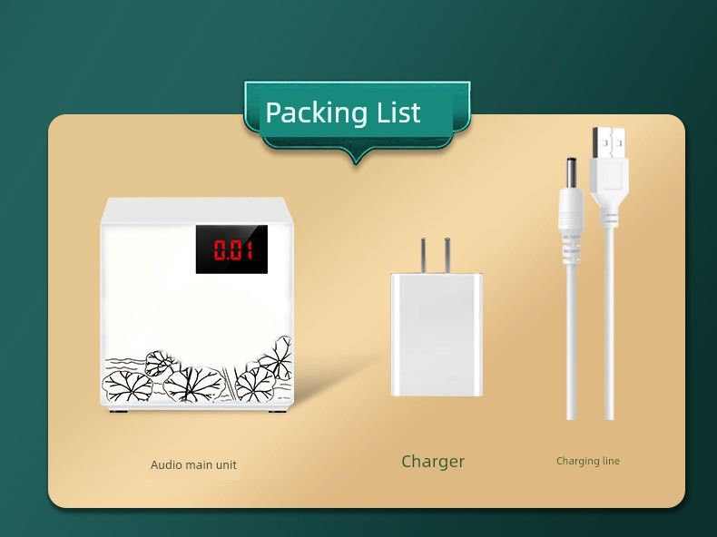 Small Music New Arrival Elderly MP3 Portable Plug-in TF Card Audio Charging Loop Player_voghion.com