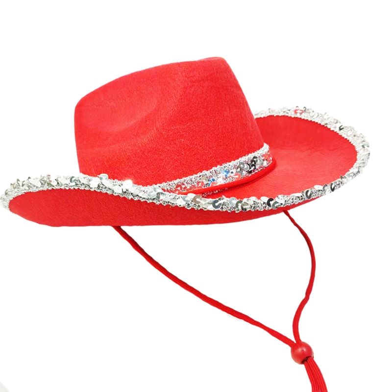 Mode Hut Bachelorette westlichen Cowboy Requisiten Cowgirl Cosplay Für Frauen Party Geburtstag Sombreros Hüte_voghion.com