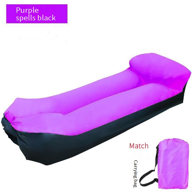 Portable Inflatable Lounger Camping Air Sofa Beach Mat Quick Inflation Lightweight Supports 300lbs_voghion.com