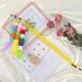 Creative Colorful Caterpillar Plush String Ball Teaser Wand Self-Entertainment Durable Chew Cat Toy_voghion.com