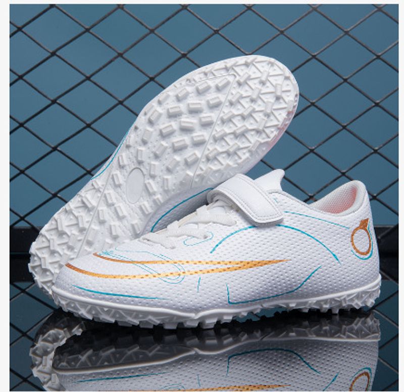 Chuteira de futebol de cano alto, para adolescentes do sexo masculino, unhas compridas quebradas, Ag, tênis de treino para ativismo estudantil_voghion.com