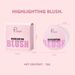 Pudaier Temperature Changing Blush Transparent Gel Highlighter Natural Bare Face Cheek Color Double Color Paired Makeup_voghion.com