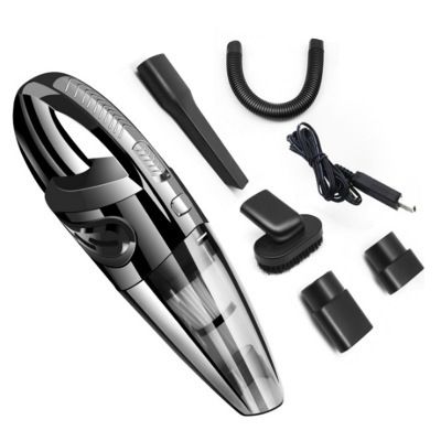 Powerful Cordless Handheld Vacuum Cleaner For Home & Car, Wet/Dry Cleaning, USB/US/UK/EU Charging Options, 6000PA Suction, 7.4V Rechargeable_voghion.com