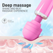 Handheld Cordless Rechargeable Back Massager - A Quiet And Waterproof Full Body Massage Device With 20 Modes And 8 Speed Settings_voghion.com