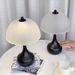Nordic INS High-End Girly Schlafzimmer Nachttisch Atmosphäre Hochzeit Ewiges Licht Amerikanische Pilz Tischlampe_voghion.com