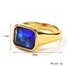 New INS Niche Design Sparkling Zircon For Women High-end Fashion Moissanite Titanium Steel Gold-plated Diamond Ring_voghion.com