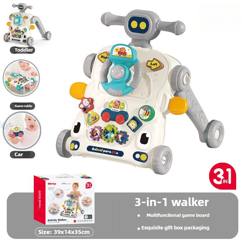 Hot-selling Baby Walker Toy Baby Multi-functional Learning To Walk Trolley Variable Learning Table_voghion.com