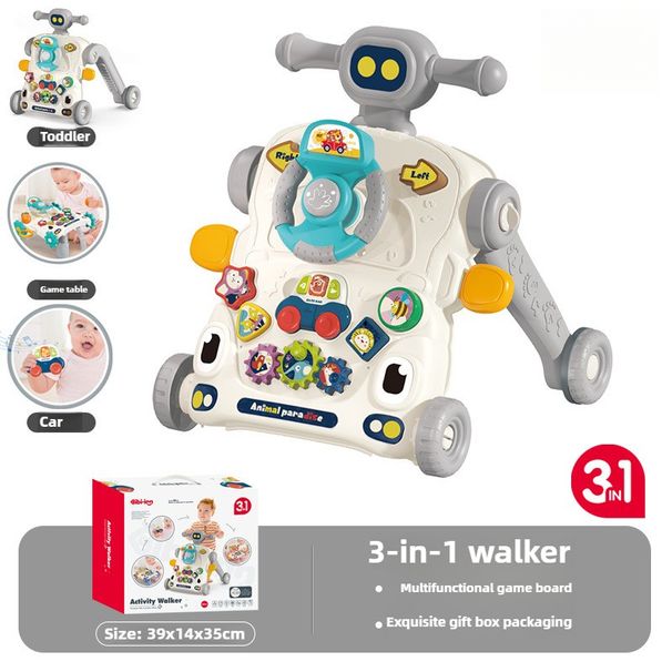 Hot-selling Baby Walker Toy Baby Multi-functional Learning To Walk Trolley Variable Learning Table_voghion.com