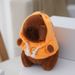 Capybara Keychain Adorable Plush Soft Stuffed Animal Toy In Pink 12cm Peach_voghion.com