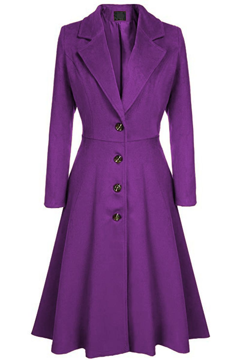 Damenbekleidung Wollmantel Langarm Mode lässig Windjacke_voghion.com